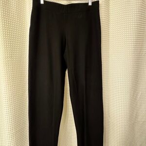 Eileen Fisher Black Crepe Pull on Pants